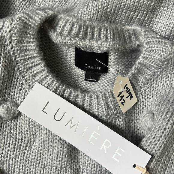 NWT | Lumière | Pom Pom Knit Sweater - Picture 6 of 6